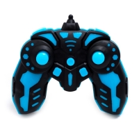 Машина-перевёртыш радиоуправляемая &laquo;Трюкач&raquo;, свет, работает от аккумулятора, цвет синий