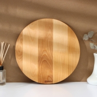 Набор разделочных досок на подставке &laquo;Фортуна&raquo;, d=30, 20&times;1,8 см, пропитаны минеральным маслом, берёза