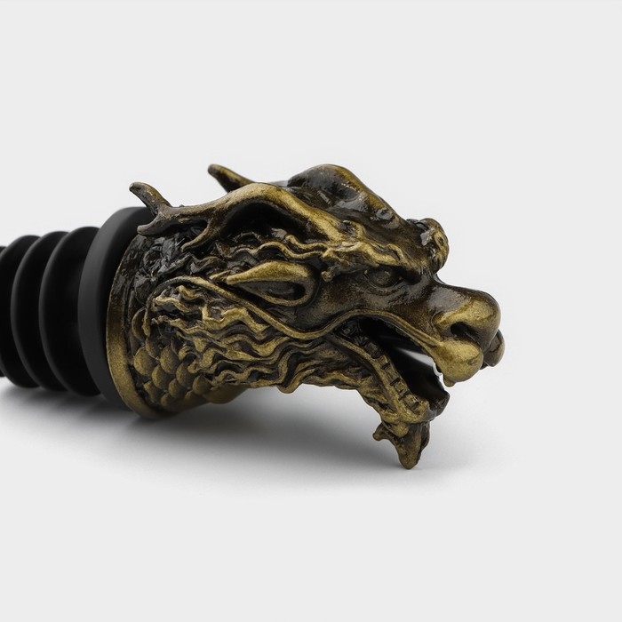 Гейзер для вина Magistro &laquo;Дракон&raquo;, 11 см, цвет золотой