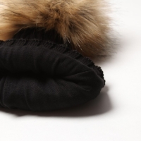 Шапка детская MINAKU р-р 44-46, цвет черный Шапка детская MINAKU р-р 44-46, цвет черный