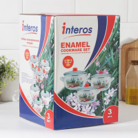 Набор кастрюль &laquo;Чёрное золото&raquo;, 3 предмета: 2,1 л, 3,1 л, 4 л, крышки, индукция, цвет чёрный