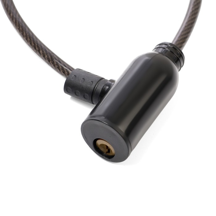 Замок навесной велосипедный, 350 мм, d=6 мм, английский ключ, микс Замок навесной велосипедный, 350 мм, d=6 мм, английский ключ, микс