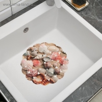 Решётка в раковину круглая Доляна «Ракушки», 28×28 см Решётка в раковину круглая Доляна «Ракушки», 28×28 см