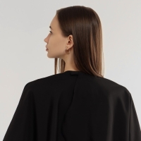 Пеньюар парикмахерский, цвет чёрный Пеньюар парикмахерский, цвет чёрный