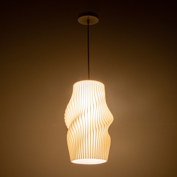 Подвес BayerLux "Синхро" Е27 15Вт  белый 16х16х33-200см