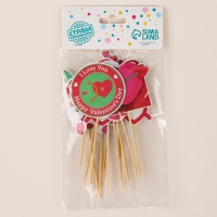 Шпажки &laquo;Для влюблённых&raquo;, набор 12 шт.