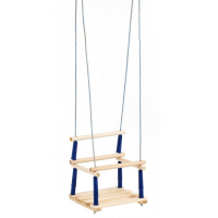 Качели подвесные, деревянные, сиденье 33&times;22см, МИКС