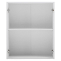 Шкаф навесной ШВ 600 Прованс, 600х300х720, МДФ, Белый/Белый