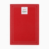 Набор декоративных салфеток "Стиль" цв.красный 30х40&plusmn;5см-2 шт, фетр