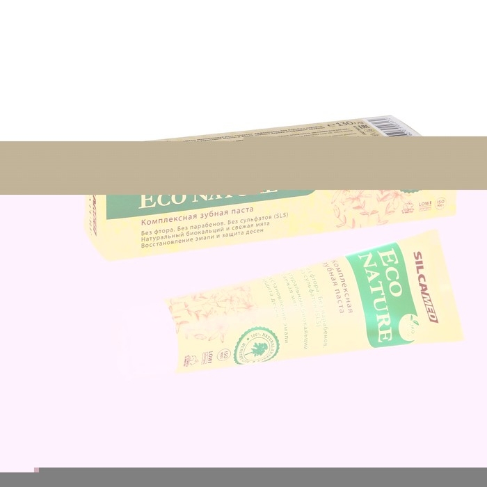 Зубная паста Silcamed Eco nature, 130 г Зубная паста Silcamed Eco nature, 130 г