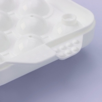 Форма для льда &laquo;Сфера&raquo;, 16&times;12 см, 13 ячеек, цвет белый