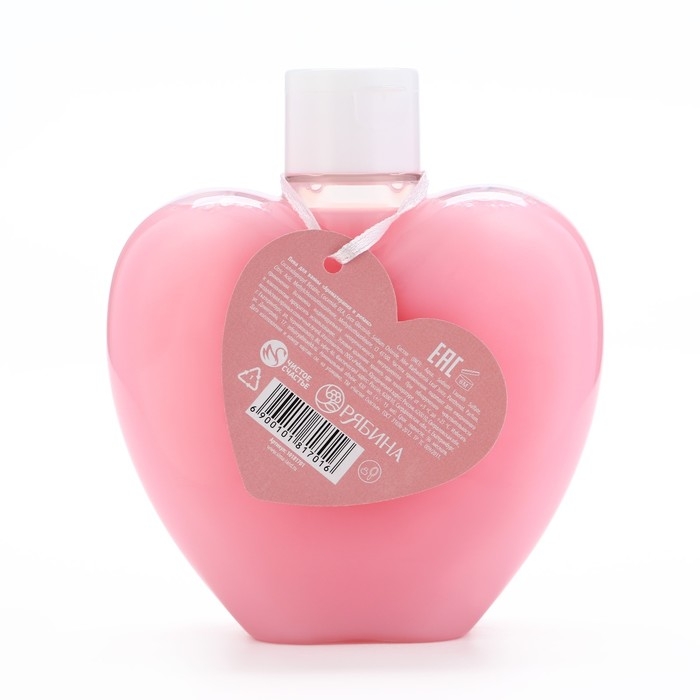 Пена для ванны &laquo;С любовью к себе&raquo;, 430 мл, аромат малиновых сливок, ЧИСТОЕ СЧАСТЬЕ