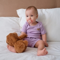 Комплект детский (боди, шорты) MINAKU, цвет сиреневый, рост 80-86 см