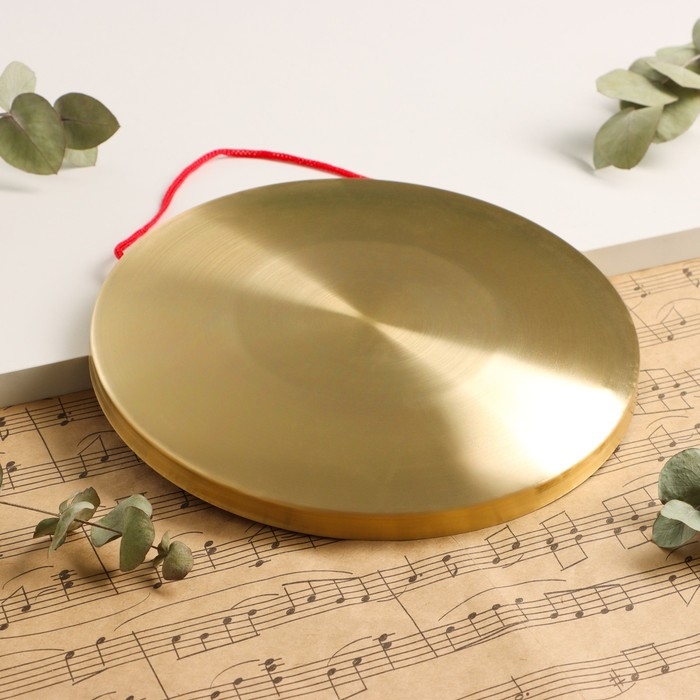 Музыкальный инструмент Гонг Music Life 22 см, колотушка в комплекте Музыкальный инструмент Гонг Music Life 22 см, колотушка в комплекте