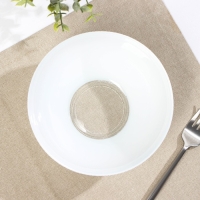 Салатник &laquo;Зефир&raquo;, 800 мл, d=15,5 см, цвет белый