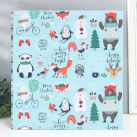 Фотоальбом на 1000 фото 10х15 см "Лесные зверята в зимнем лесу" кожзам 36х33,5х6,5 см Фотоальбом на 1000 фото 10х15 см "Лесные зверята в зимнем лесу" кожзам 36х33,5х6,5 см