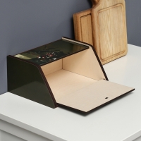 Хлебница деревянная Доляна &laquo;Натюрморт&raquo;, 20,5&times;28,5&times;13 см