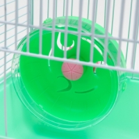 Клетка для грызунов "Пижон", 23 х 17 х 26 см, эмаль, зелёная Клетка для грызунов "Пижон", 23 х 17 х 26 см, эмаль, зелёная