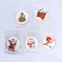 Новый год. Печенье ванильное "Новогоднее ассорти №1" 35г(1кор=16шт)