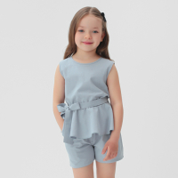 Комплект для девочки (майка и шорты) KAFTAN, р.38 (146-152), голубой Комплект для девочки (майка и шорты) KAFTAN, р.38 (146-152), голубой