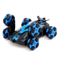 Машина-перевёртыш «ТОР», полный привод, работает от аккумулятора, цвет синий Машина-перевёртыш «ТОР», полный привод, работает от аккумулятора, цвет синий