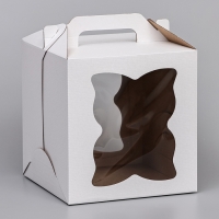 Кондитерская упаковка,"Бабочка" 2 окна, 26 х 26 х 28 см Кондитерская упаковка,"Бабочка" 2 окна, 26 х 26 х 28 см