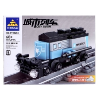 Конструктор &laquo;ЖД. Контейнеровоз&raquo;, с запуском, 68 деталей