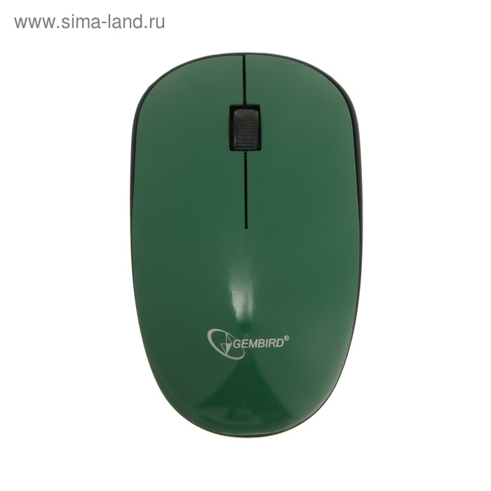 Мышь Gembird MUSW-111-GRN, беспроводная, оптическая, 1200 dpi, 2.4 ГГц, 1xAA, USB, зелёная Мышь Gembird MUSW-111-GRN, беспроводная, оптическая, 1200 dpi, 2.4 ГГц, 1xAA, USB, зелёная