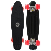 Скейтборд ONLITOP, 56x15 см, колёса световые PU 60х45 мм, алюминиевая рама, цвет МИКС Скейтборд ONLITOP, 56x15 см, колёса световые PU 60х45 мм, алюминиевая рама, цвет МИКС