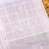 Контейнер пищевой RICCO, 900 мл, 18&times;11&times;8 см, прямоугольный, прозрачный