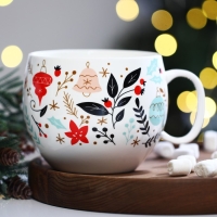 Новый год. Кружка керамическая &laquo;С новым годом&raquo;, 600 мл