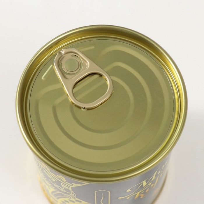 Носки в банке "Моему королю и ..." (внутри носки мужские, цвет чёрный)