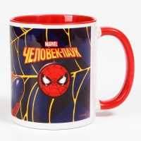Кружка сублимация, 350 мл "Супер-мен", Человек-паук МИКС Кружка сублимация, 350 мл "Супер-мен", Человек-паук МИКС