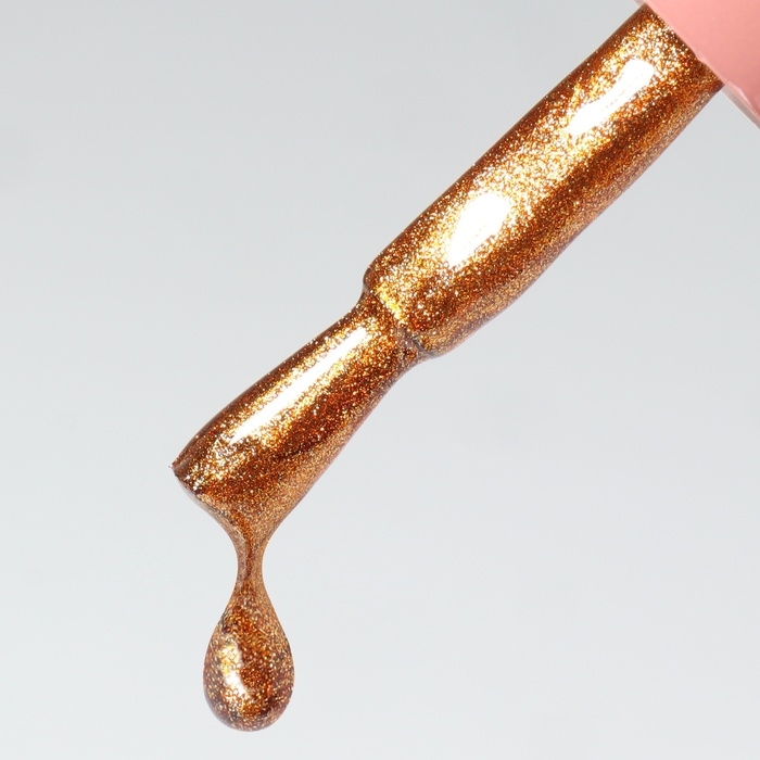 Гель лак для ногтей &laquo;CAT`S EYE NEON&raquo;, 3-х фазный, 10 мл, LED/UV, цвет оранжевый (44)