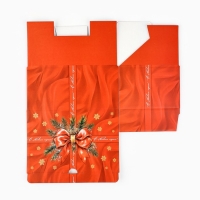 Коробка подарочная новогодняя складная &laquo;Роскошный бант&raquo;, 22 х 15 х 10 см, Новый год