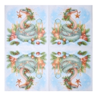 Салфетки новогодние бумажные &laquo;С Новым Годом&raquo;, двухслойные, 33х33 см, 20 шт.