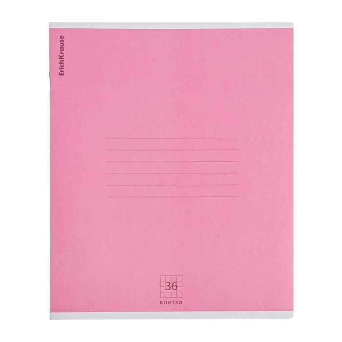 Тетрадь 36 листов в клетку, ErichKrause Nature Colors, обложка мелованный картон, блок офсет 100% белизна, МИКС Тетрадь 36 листов в клетку, ErichKrause Nature Colors, обложка мелованный картон, блок офсет 100% белизна, МИКС