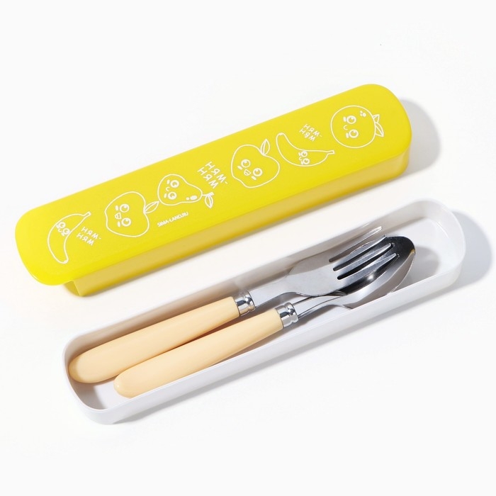 Набор столовых приборов &laquo;Ням-ням, вилка&raquo;, ложка