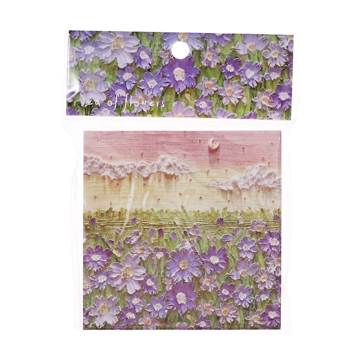 Блок для записей 80 х 80 мм, 80 листов Цветочки ЗD Блок для записей 80 х 80 мм, 80 листов Цветочки ЗD