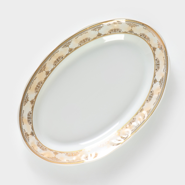 Блюдо фарфоровое овальное &laquo;Надежда&raquo;, 31,5 см