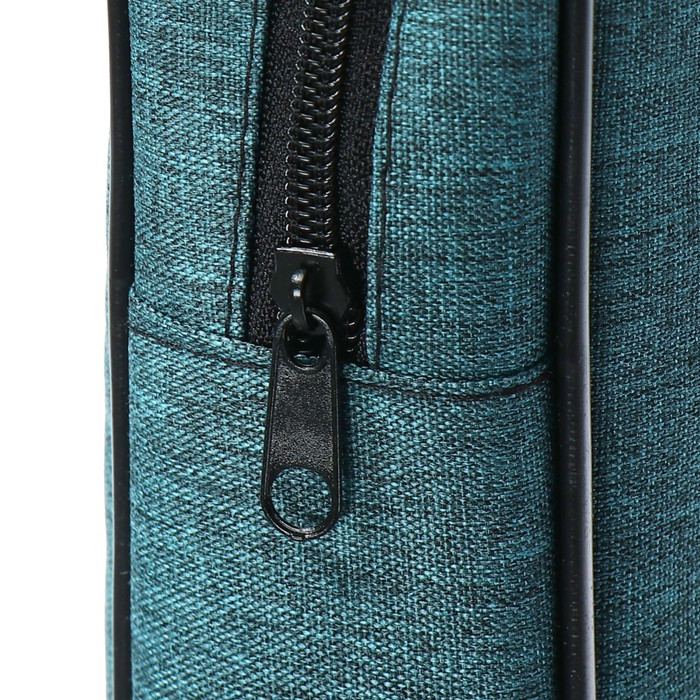 Папка с ручками А4, 350 х 270 х 60 мм, текстильная, Офис Премиум ПДМ-111 Папка с ручками А4, 350 х 270 х 60 мм, текстильная, Офис Премиум ПДМ-111 "Аквамарин"