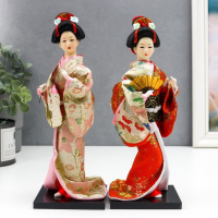 Кукла коллекционная "Гейша с веером" МИКС 27х9,5х9,5 см Кукла коллекционная "Гейша с веером" МИКС 27х9,5х9,5 см