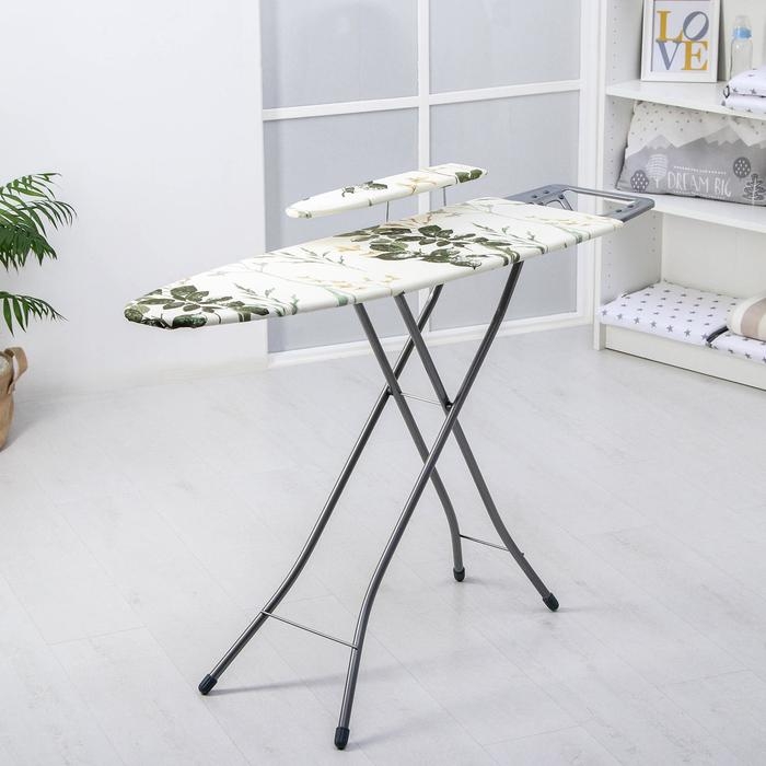 Доска гладильная Nika &laquo;Белль Классик 2&raquo;, 122&times;34 см, два положения высоты 70, 80 см, европодставка, микс