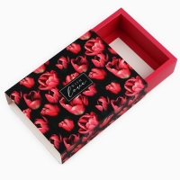 Коробка для сладостей «Тюльпаны», 20 х 15 х 5 см Коробка для сладостей «Тюльпаны», 20 х 15 х 5 см