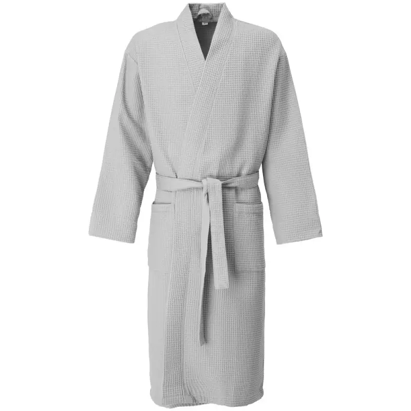 Халат вафельный Kimono, светло-серый, размер XL/XXL