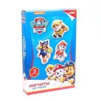 Магниты из гипса &laquo;Щенячий патруль. Гончик, Крепыш и Маршалл&raquo;