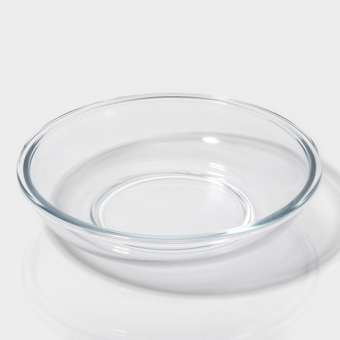 Контейнер для еды из жаропрочного стекла Доляна, круглый, 500 мл, 19&times;8 см