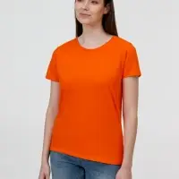 Футболка E190 женская оранжевая, размер M