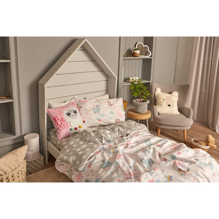 Постельное бельё "Этель" 1,5 сп Little star 143х215 см, 150х214 см, 50х70 см -1 шт, 100% хлопок