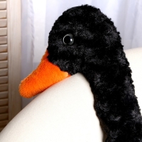 Мягкая игрушка «Гусь», цвет чёрный Мягкая игрушка «Гусь», цвет чёрный